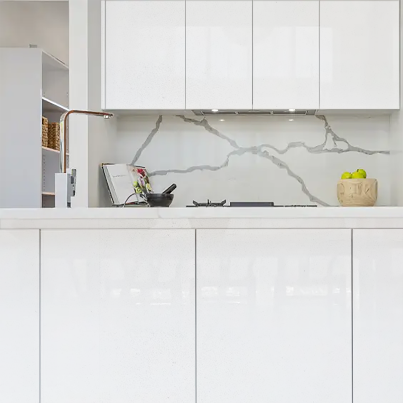 18 Біла галактика 1289 HG МДФ панель 2800х1220 Arkopa — Meblibud