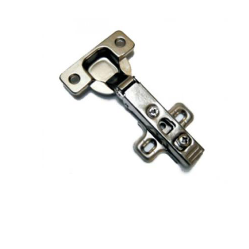 Петля ЗВОРОТНЯ пружина (самовідкрив.) накладна з кліп. (ZP-РОН045ВЕО) H=0 (200шт.) — Meblibud