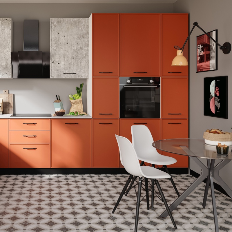 18 Червона цегла 2259 SM МДФ панель 2800х1220 Arkopa — Meblibud