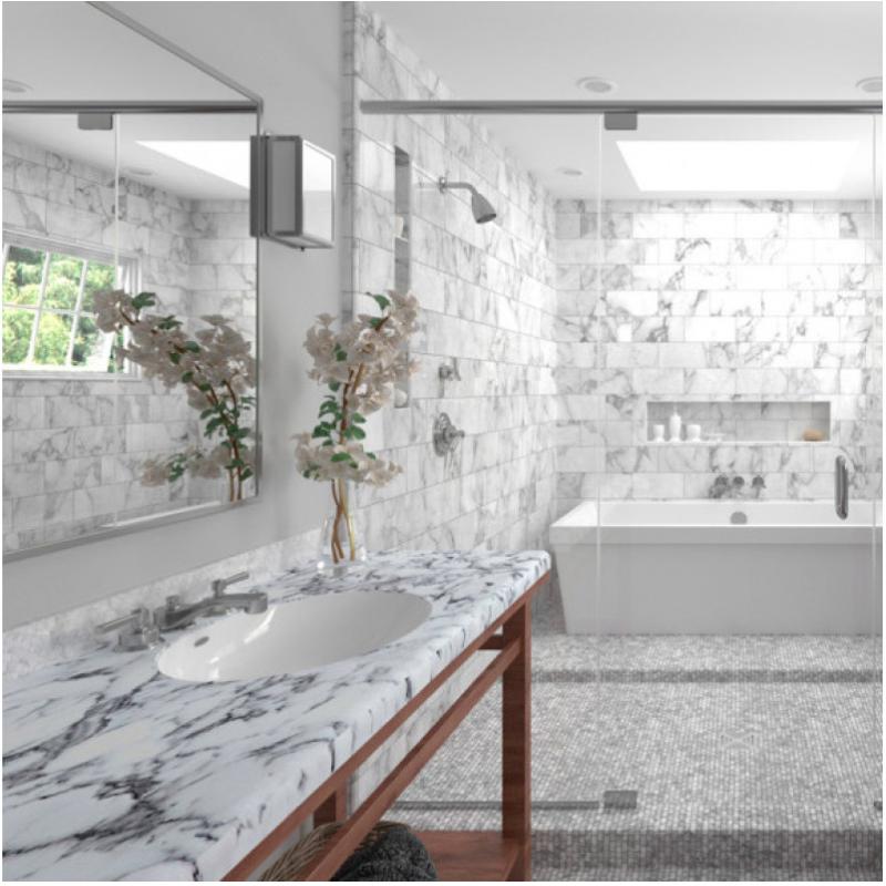 28 стільниця W139   Крестола б'янка  1300x600  LuxeForm — Meblibud