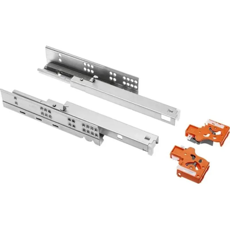 Направляючі прихованого монтажу PB-0FPO-400, L=400мм повний  висув push to open GTV  — Meblibud