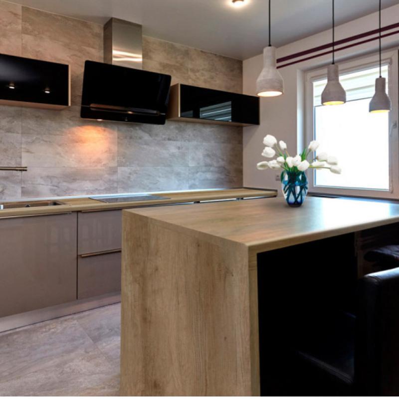 38 стільниця S499   Дуб Ванкувер 3050x600 Вологостійка LuxeForm — Meblibud