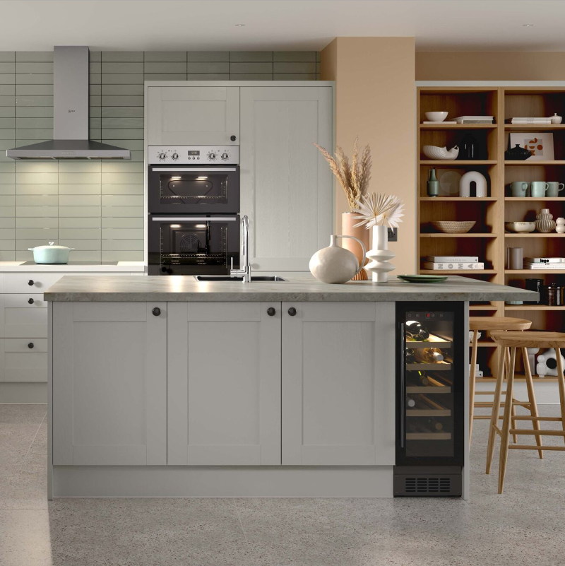 18 МДФ панель Попелястий сірий 3260 SM МАТ  2800х1220 Arkopa  — Meblibud