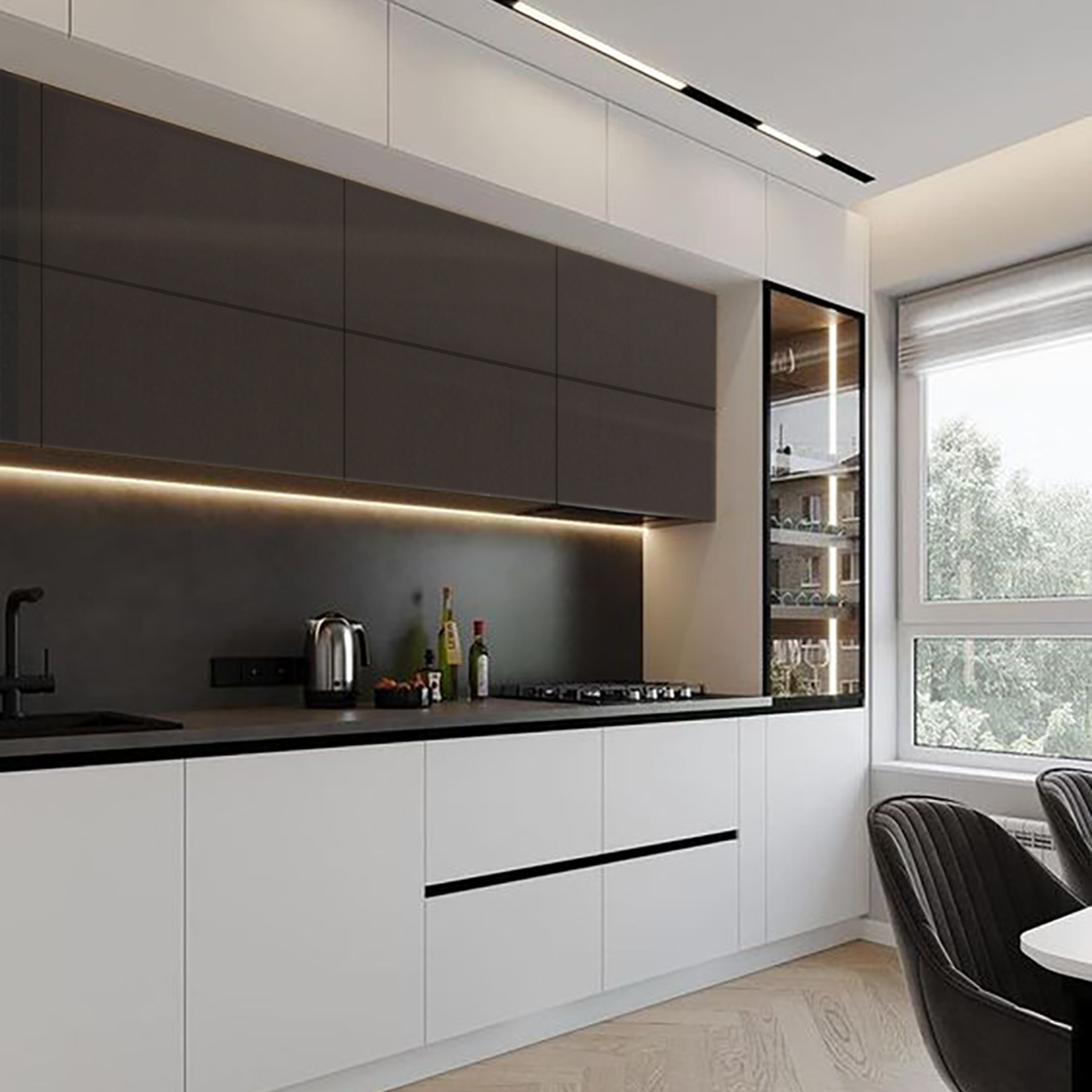 18 Бронза 1992 HG МДФ панель 2800х1220 Arkopa — Meblibud