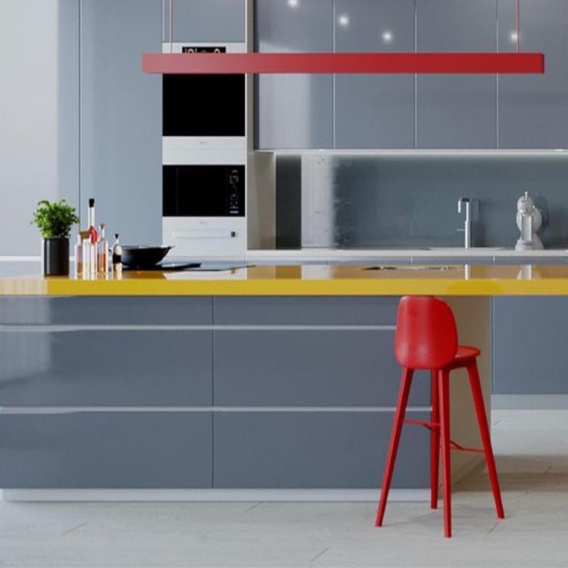 18 МДФ панель Anthracite grey HG 121  2800х1220 Yildiz — Meblibud