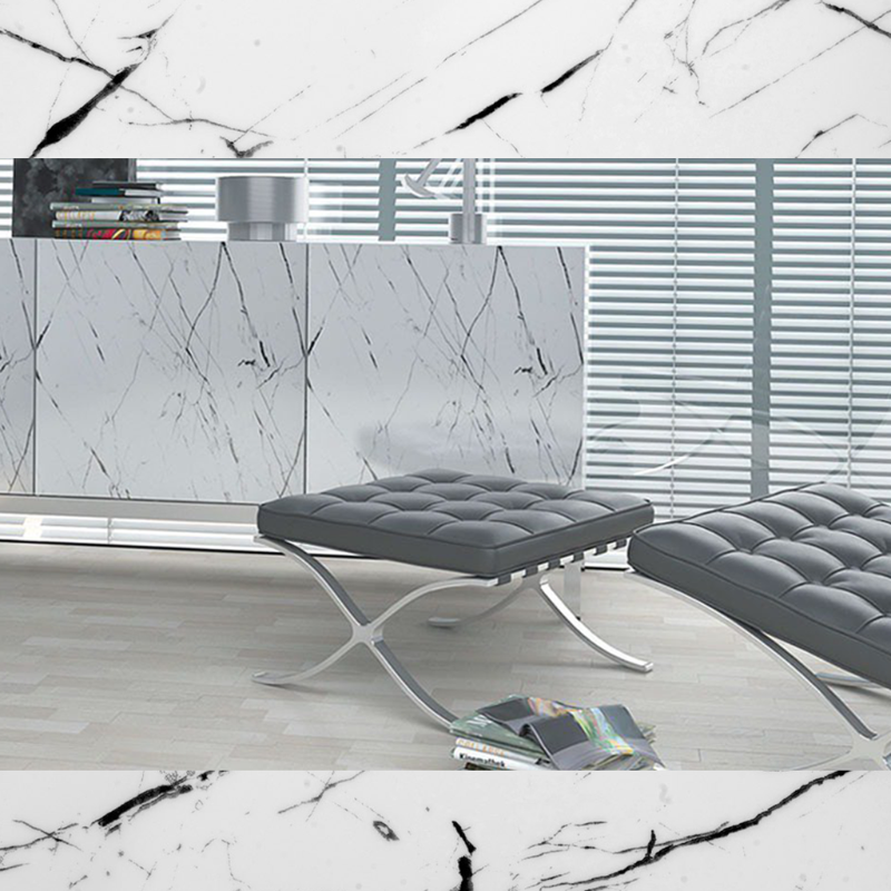 18 Біле Венато 2263 HG МДФ панель 2800х1220 Arkopa — Meblibud