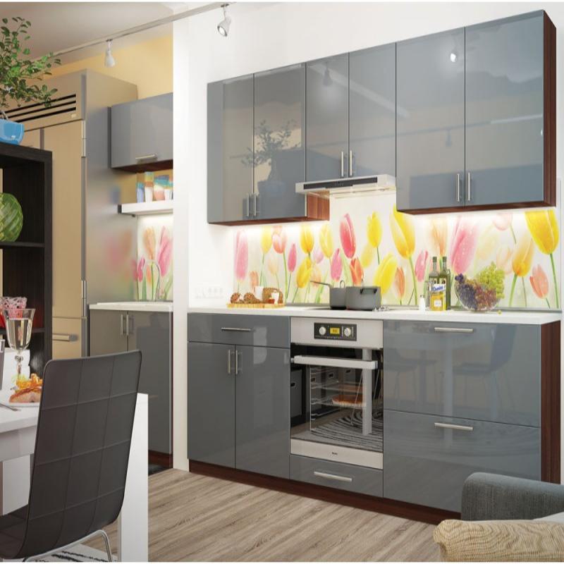 18 МДФ панель 3735 HG  Темно сірий 2800х1220 Arkopa — Meblibud