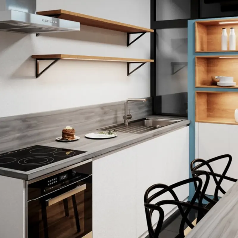 38 стільниця S938 Грейвуд 4200x600 LuxeForm — Meblibud