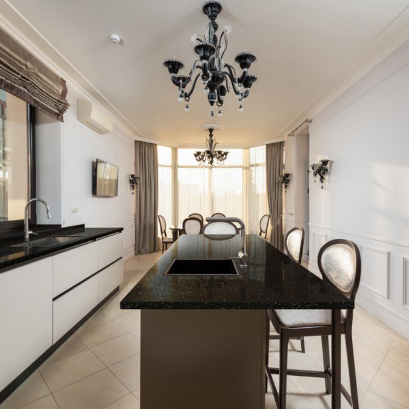 38 стільниця   W138   Меланіт 3050x600 LuxeForm — Meblibud