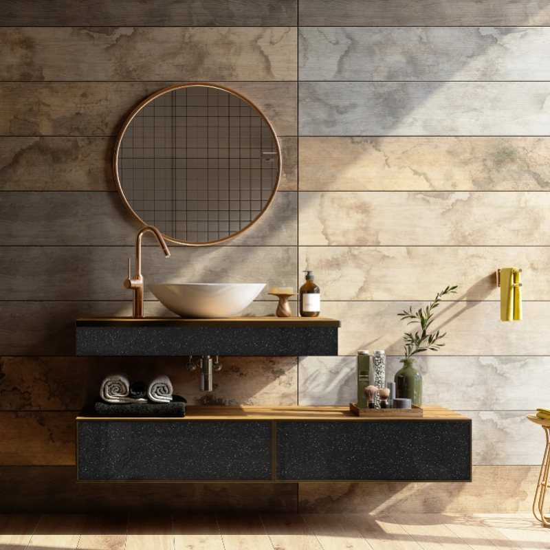 18 Чорна Галактика 1290 HG МДФ панель 2800х1220 Arkopa МАТ — Meblibud