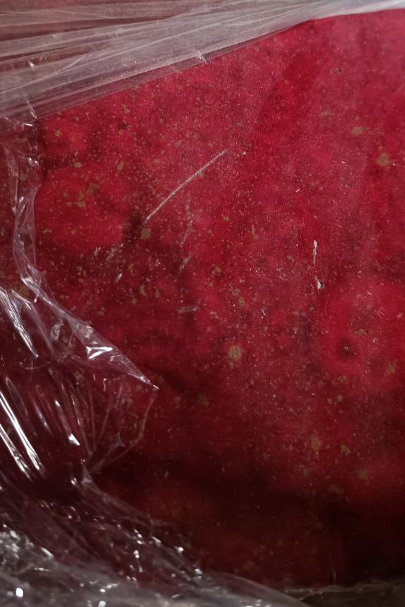 20 стільниця  W274  Галактика Червона 3050х400 LuxeForm  БРАК — Meblibud