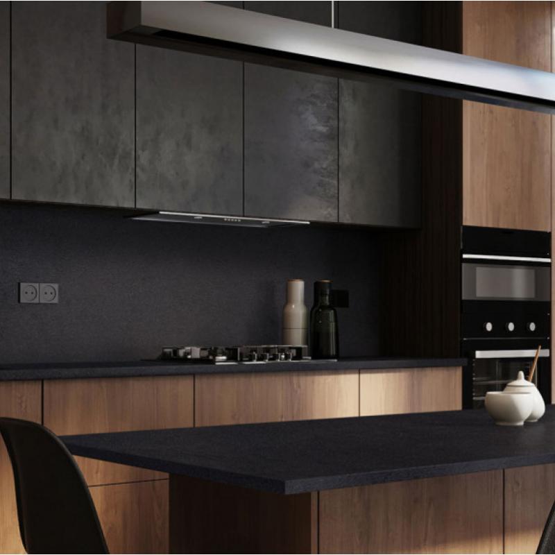 28 стільниця  L015 Платиновий чорний 3050x600 LuxeForm — Meblibud