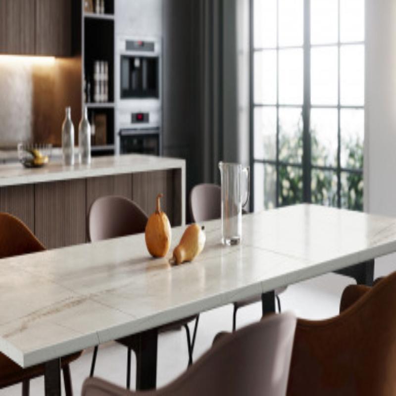 38 стільниця  L154  Мармур Астурія   4200x600 LuxeForm — Meblibud