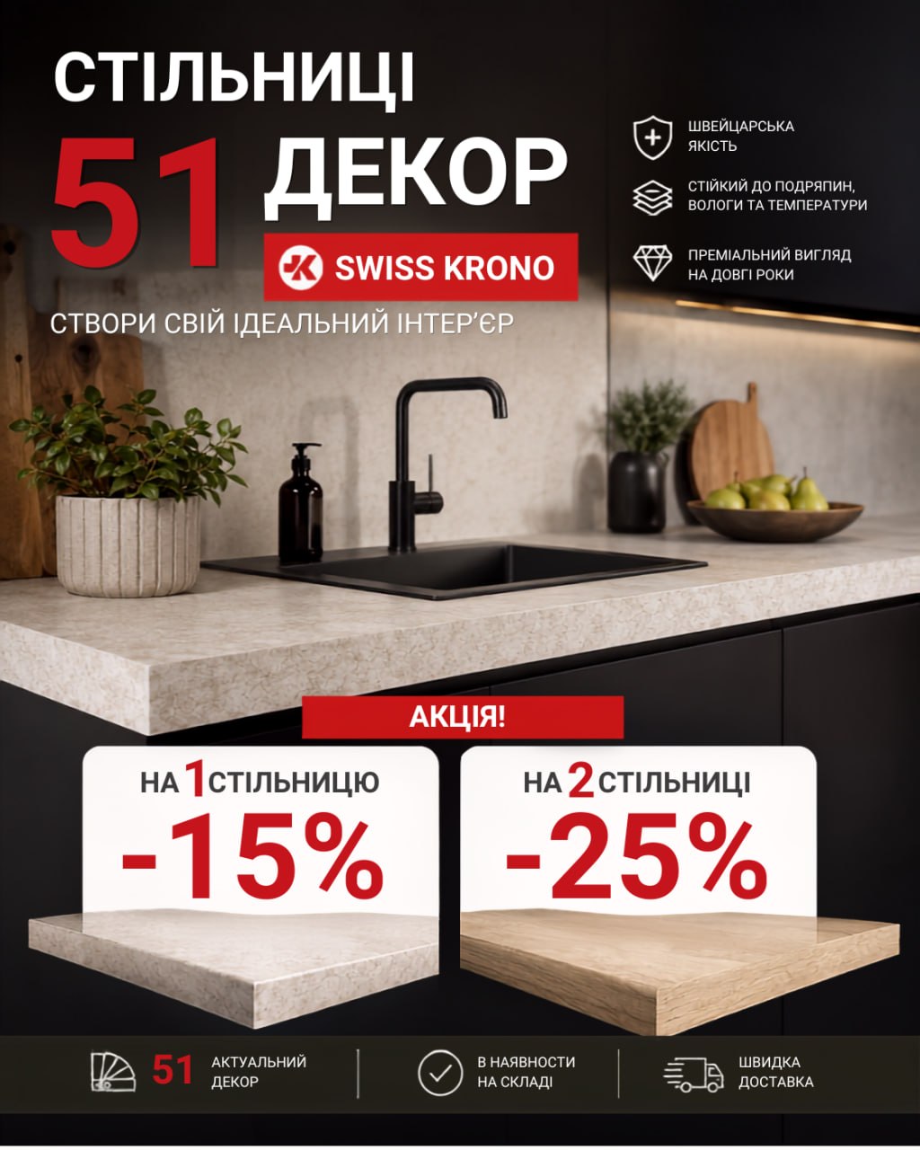 Стільниці декор 