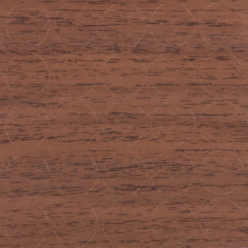 Заглушка самоклеюча  877 Горіх натуральний 14 мм ( 25 шт.) — Meblibud