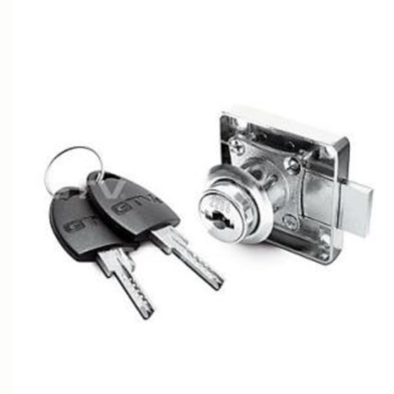 Замок меблевий ZZ-KM-138-0160  врізний квадратний К - 138  GTV — Meblibud