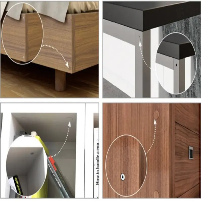 Заглушка самоклеюча 163  Дуб Лефакс темний 14мм ( 25 шт.) — Meblibud