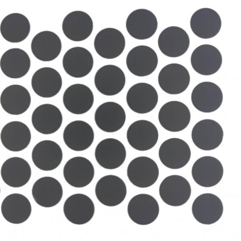 Заглушка самоклеюча  059  Антрацит 14мм ( 25 шт.)  — Meblibud