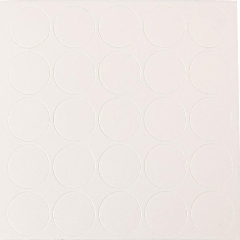 Заглушка самоклеюча 318  Білий Альпійський 14мм ( 25 шт.)  — Meblibud