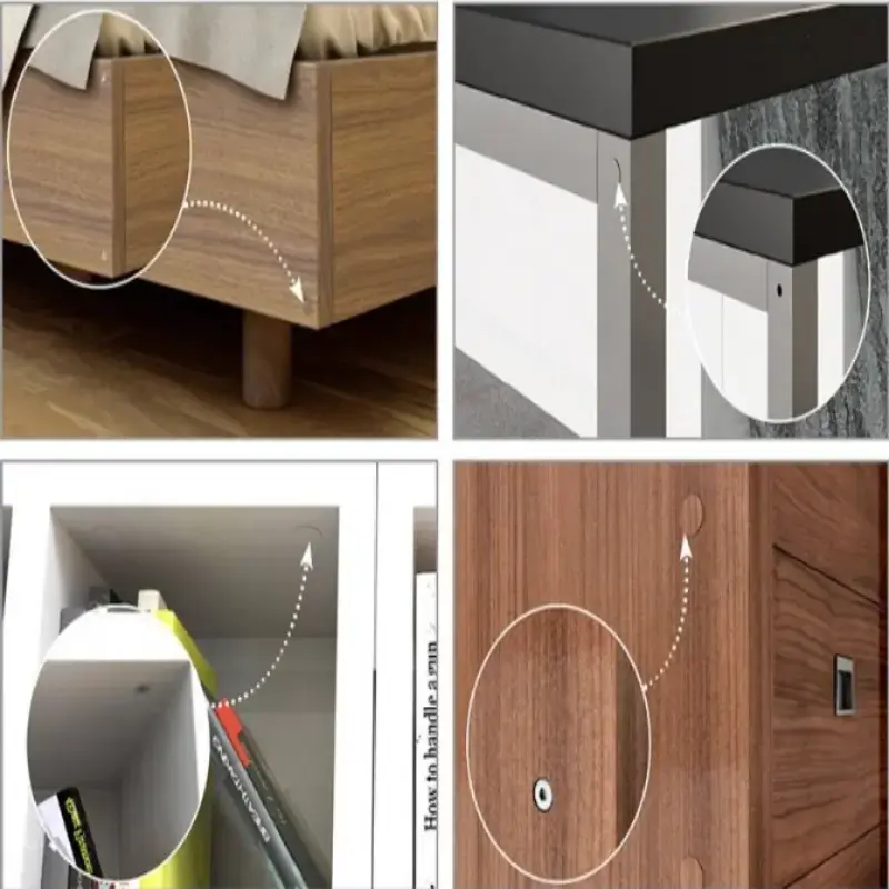 Заглушка самоклеюча 305   Крем бежевий  14мм (25 шт.)  — Meblibud