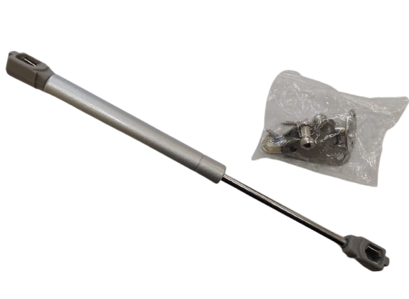 Амортизатор газовий для ДСП 100N, вгору, 3 кріплення (100шт/упак) — Meblibud