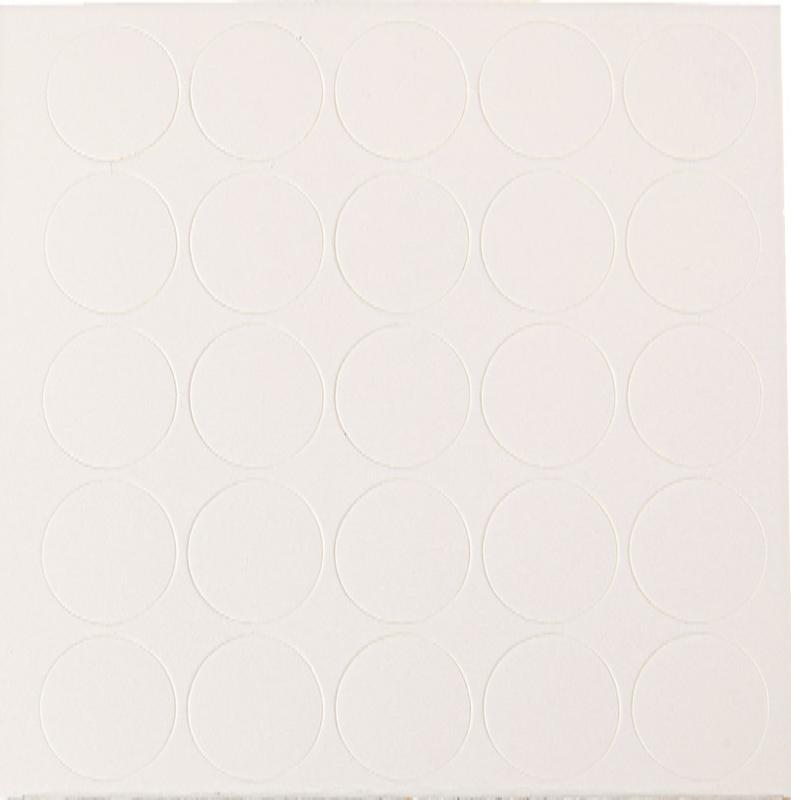 Заглушка самоклеюча 305   Крем бежевий  14мм (25 шт.)  — Meblibud