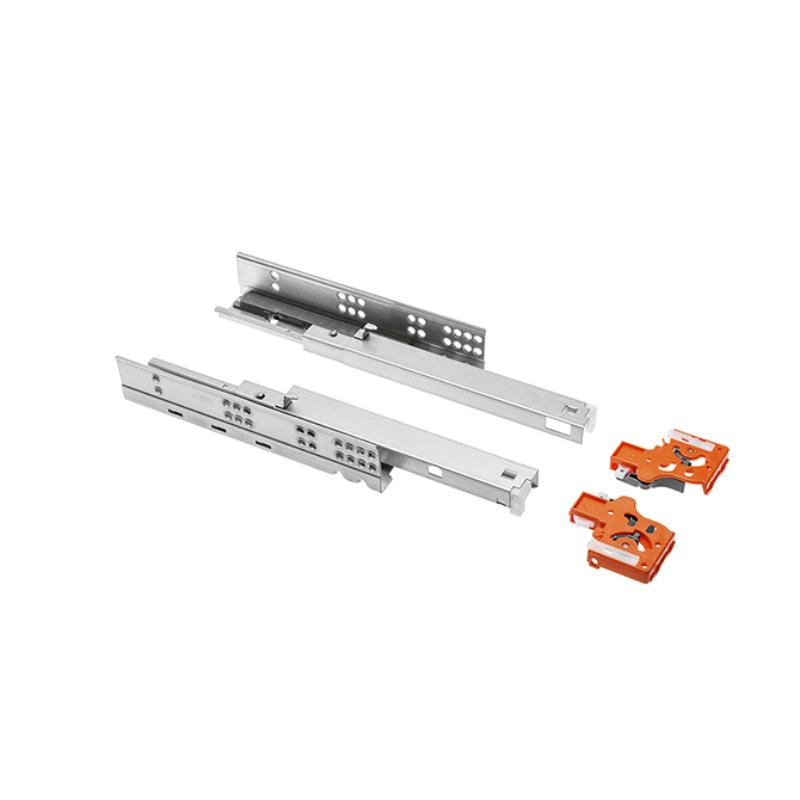 Направляющие  скрытого монтажа  PB-0FPO-350,  L=350мм полное выдвижение push to open GTV