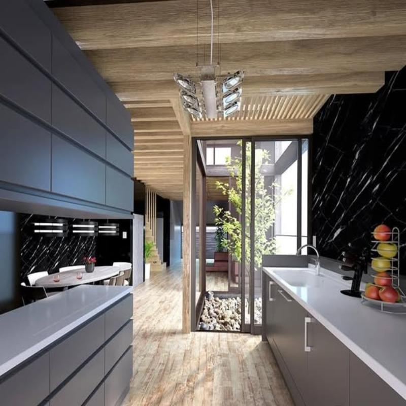 18 МДФ Стінова панель 1212 MAT EBRU 2800х126  Arkopa — Meblibud