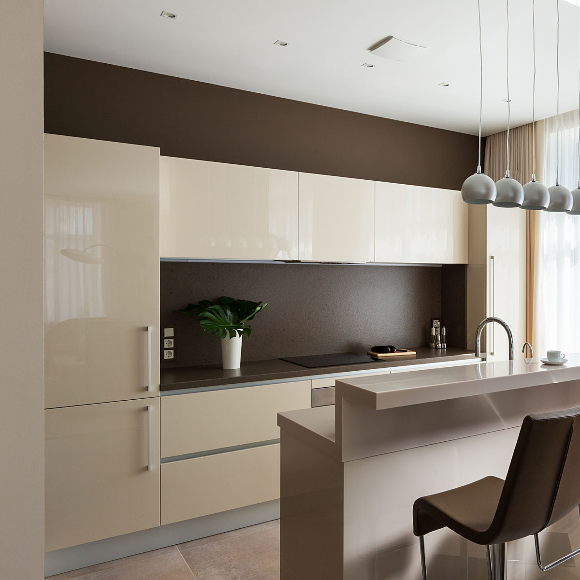 18 Крем  1532 HG МДФ панель 2800х1220 Arkopa — Meblibud