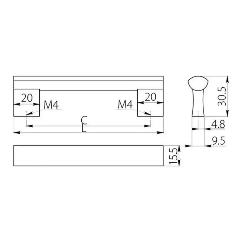 Ручка скоба