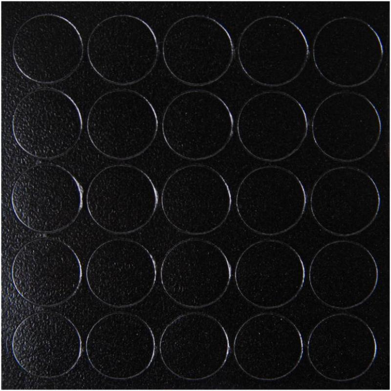 Заглушка самоклеящая 327 Чорний 14мм  ( 25 шт.)  — Meblibud