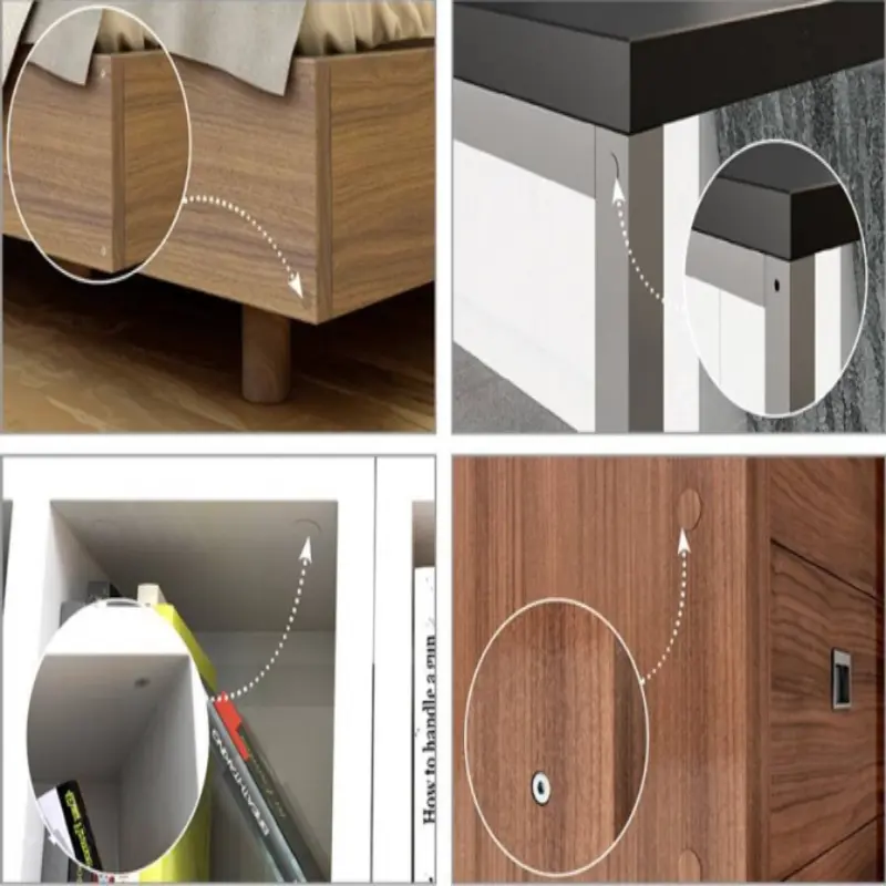 Заглушка самоклеюча 154  Дуб Карамельний 14мм ( 25 шт.)  — Meblibud