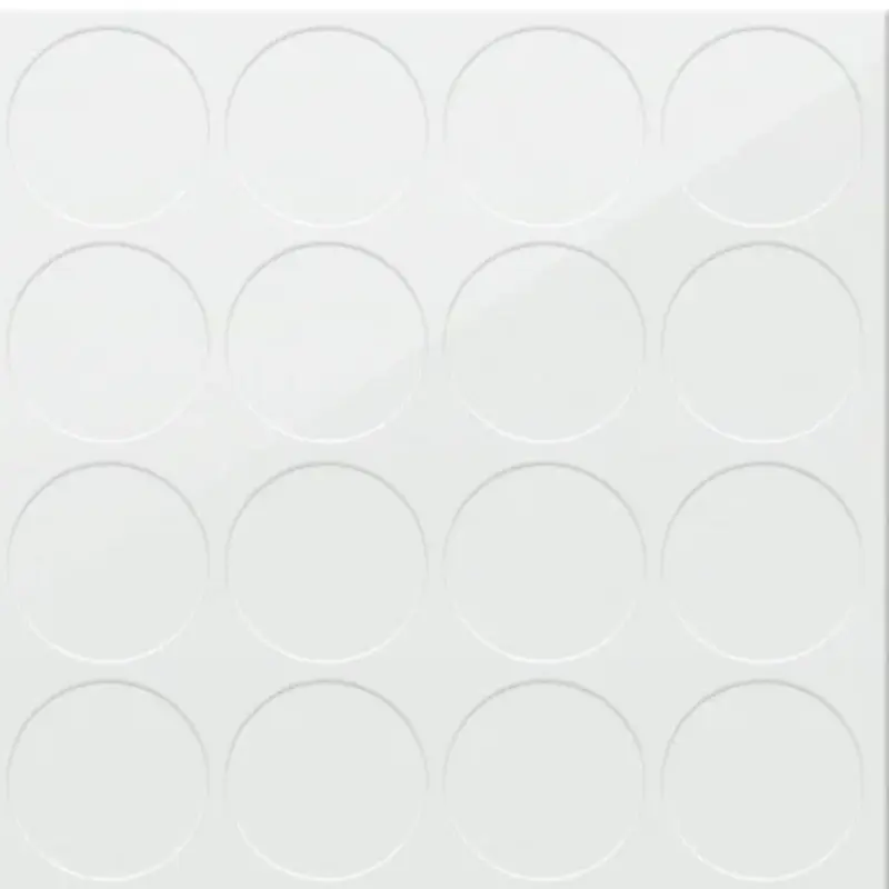 Заглушка самоклеюча  320  Білий гладкий 20мм( 28 шт.)  — Meblibud