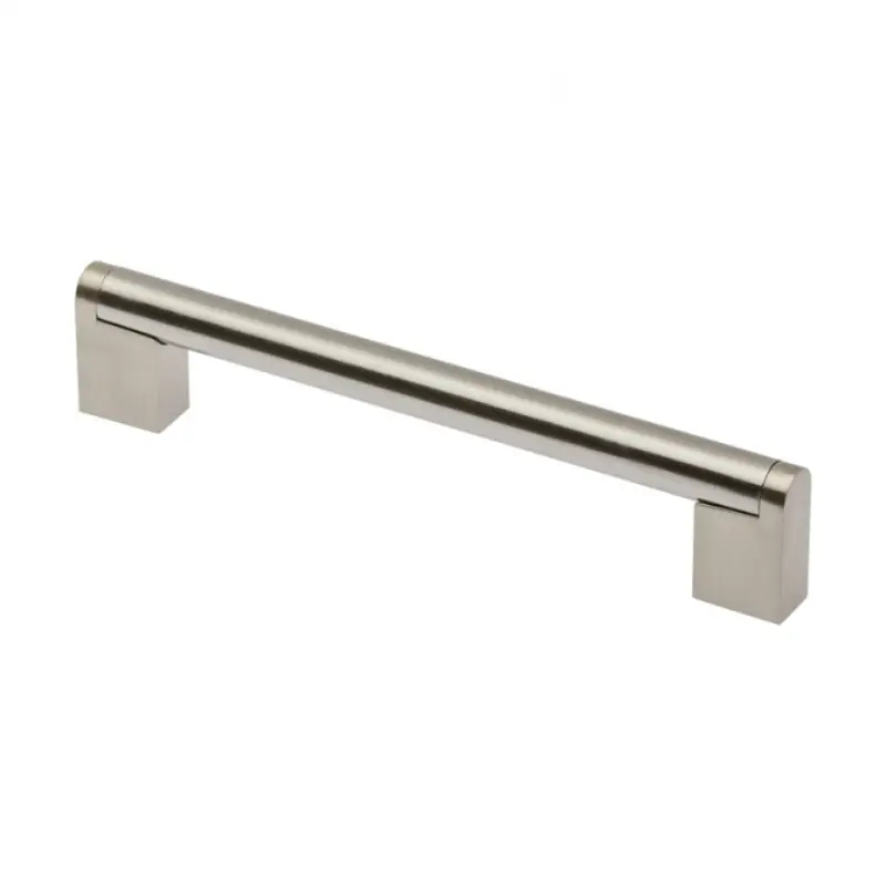 Ручка меблева UZ-336160-06 C=160 мм L=182 мм шліфована сталь GTV — Meblibud