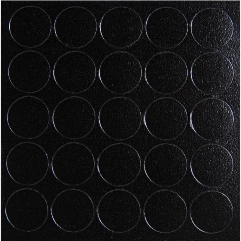 Заглушка самоклеюча 327  Чорний 20мм ( 28 шт.)  — Meblibud